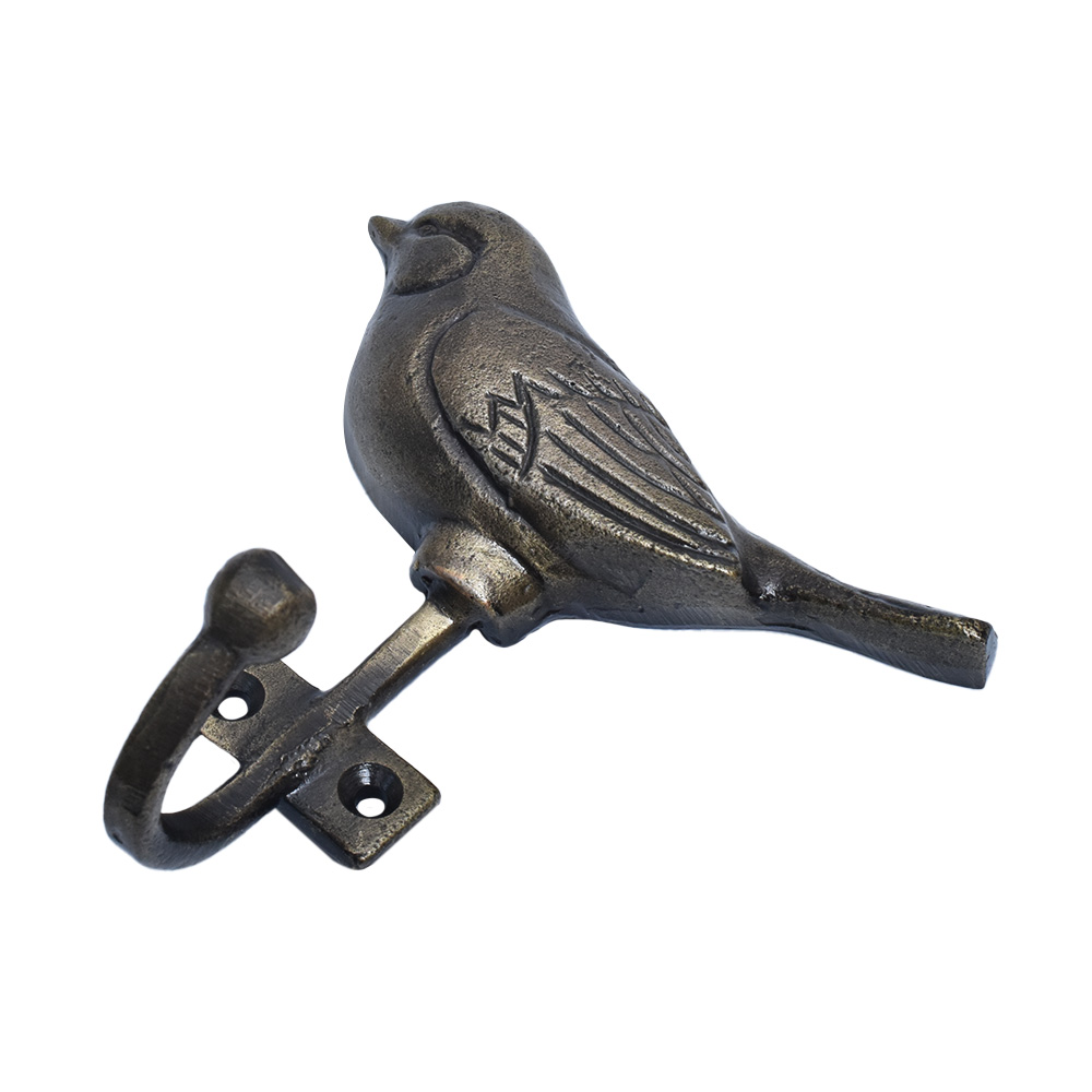 Antique Bird Iron Key Wall Hooks